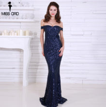 Missord 2018 Sexy bra  party dress sequin maxi dress