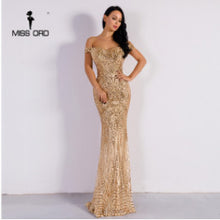 Missord 2018 Sexy bra  party dress sequin maxi dress