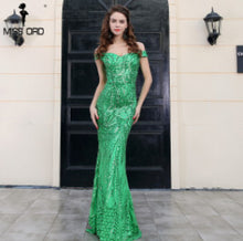 Missord 2018 Sexy bra  party dress sequin maxi dress