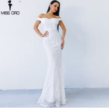 Missord 2018 Sexy bra  party dress sequin maxi dress