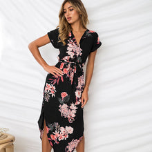 Lossky Women Dress Summer 2018 Boho Beach
