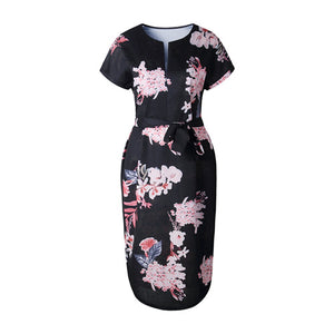 Lossky Women Dress Summer 2018 Boho Beach