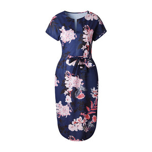 Lossky Women Dress Summer 2018 Boho Beach