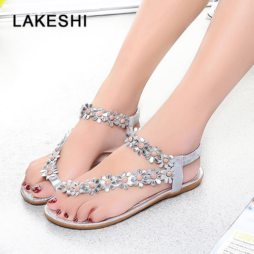LAKESHI Women Sandals Summer Women Shoes