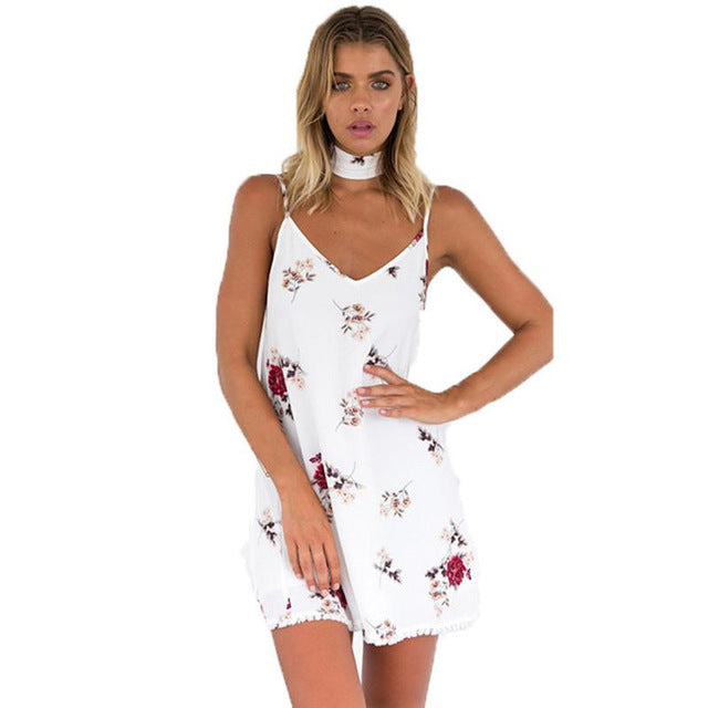 2018 Summer Floral Dress Women Sexy